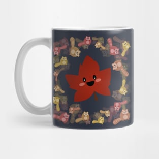 Happy autumn leaf and the crazy chipmunk hurricane Mug